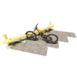 Fahrradständer 4-fach 45° geschlitzer Robinienstamm
