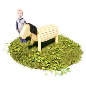 Holztier Pony